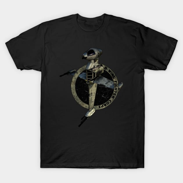 B - WING FIGHTER CORPS T-Shirt by mamahkian